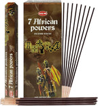 7 African Powers Incense Sticks and Incense Stick Holder Bundle Insence Insense Hem Incense Sticks