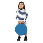 Factory Direct Partners SoftScape 15 inch Round Classroom Floor Cushions with Handles; Flexible Seating for Daycare, Preschool, Playroom; 2 inch Thick Deluxe Foam (4-Piece)- Lime/Raspberry, 12223-LMRS