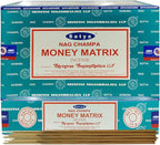 Money Matrix Incense Sticks and Incense Stick Holder Bundle Insence Insense Satya Incense