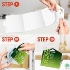 Taro Pantry Moth Traps with Pheromones - 6-Pack with Bonus Hangers - Moth Killer for Kitchen, Pantry, Closet - Sticky Moth Traps for House Indoor - Get Rid of Moths