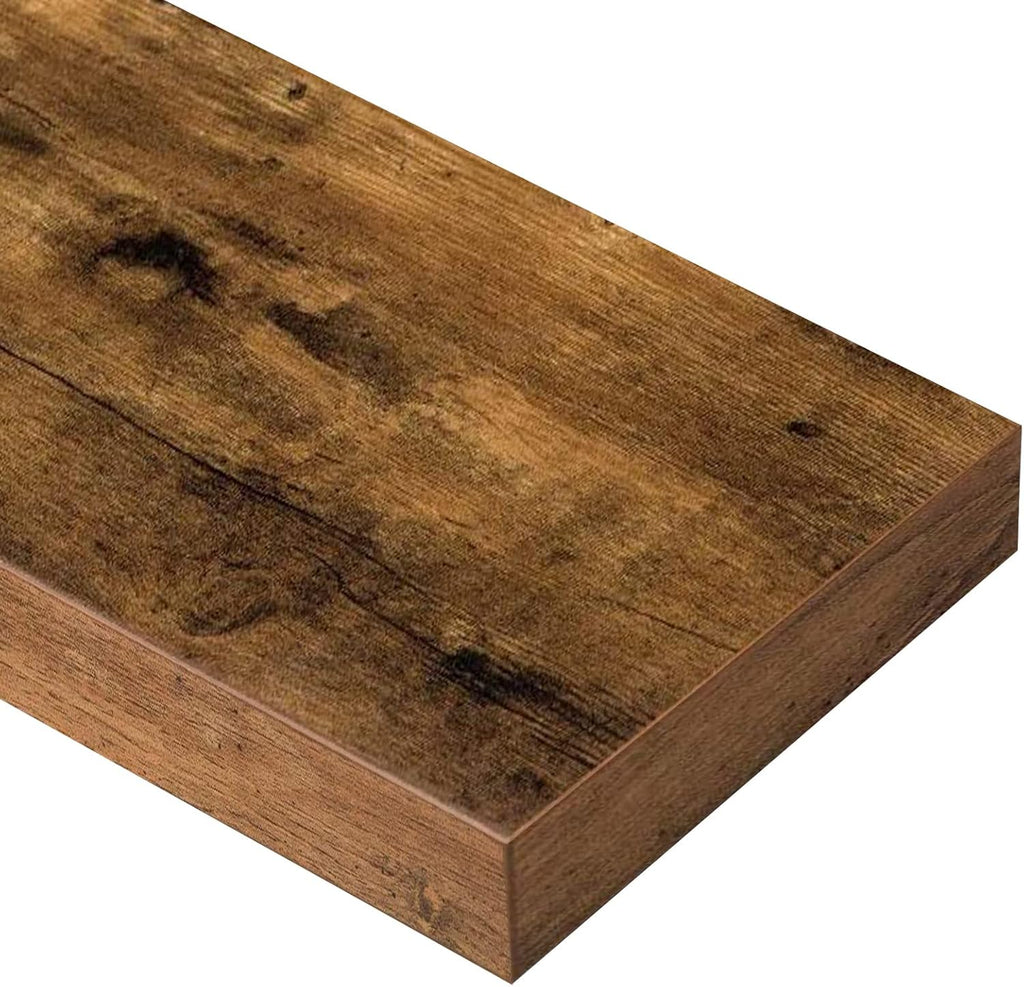 Bathroom Floating Shelves Set of 2 – Rustic Wall Mounted Storage & Decor