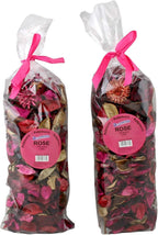 Rose Scented Potpourri Bags – 2 Large Packs, 8.4 oz Total – Dried Petals & Botanicals for Bowls & Vases – Long-Lasting Aroma for Home Décor, Office, Bathroom, Gift Use