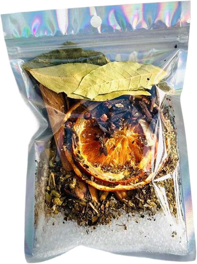 Intention Simmer Pot Blends, Reiki-Infused Simmer Pot Mix for Stove Potpourri, for Home Fragrance, Manifestation, and Energy Cleansing, Unique Mindfulness & Spiritual Gift Idea (Abundance)