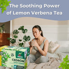 Hanan Peruvian Secrets Lemon Verbena Tea (Cedron) | 300 Teabags | All-Natural Lemon Beebrush from Peru’s Andes Mountains – Used to Add Flavor in Cooking Recipes, Potpourri, Perfumes, Essential Oil