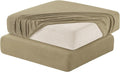 Hokway Stretch Couch Cushion Slipcovers Reversible Cushion Replacement Slipcovers Sofa Cushion Covers(Camel, 2)