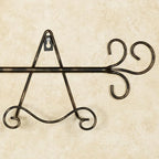 Touch of Class Galla Horizontal Plate Rack - Antique Bronze - Four Plates