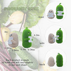 Mini Funny Positive Potato Birthday Gifts for Women Men, 2PCS Emotional Support Pickle Crochet Cucumber Doll Inspirational Gifts for Friends Coworker, Cute Room Decor Boys Girls Stocking Stuffers