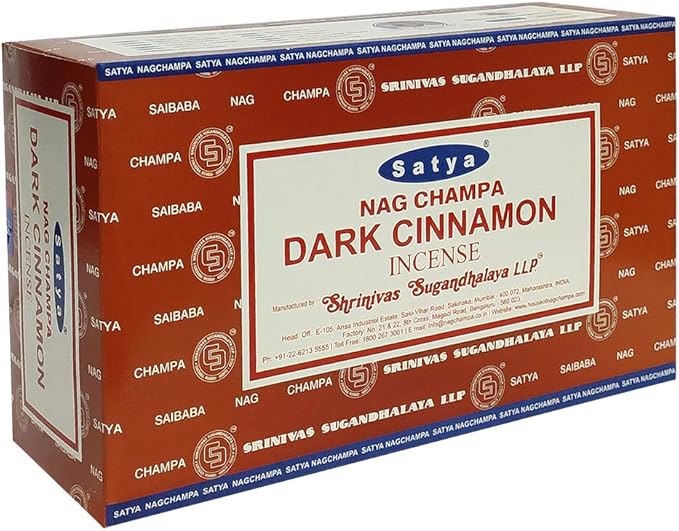 Dark Cinnamon Incense Sticks and Incense Stick Holder Bundle Insense