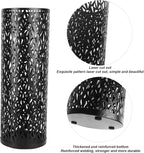 Umbrella Stand Umbrella Holder for Entryway,Umbrella Stand Rack,Metal Hollowed Freestanding Round Umbrella Holder Organizer Bin,Umbrella Rack Organizer Freestanding for Home Hotel Office(Small-Black)