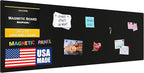 21.5”x69.5” - Magnetic Board - Memo & Vision Boards for Home, Office, and Classroom - Magnet-Board for Kids - Pre-drilled Mounting Screws Included