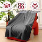 Newwiee 24 Pcs Fleece Throw Blankets Bulk 50'' x 60'' Oeko-tex Standard 100 Certified Spring Outdoor Wedding Guest Blankets Lightweight for Sleepover Donation Lap Pet Sofa Home (Trendy Colors)