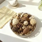 Spring Potpourri Bag,Magnolia Scented Potpourri Bowl Filler, White Decorative Dried Flower, Bathroom Vase Decor(20 oz)