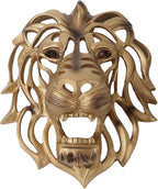 UITWMKTG Gold Animal Head Wall Decor Wall Sculpture Home Decor Statue for Living Room Office Bedroom Modern Decor for Men Women Lion