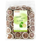 iGAOZM Dried Lime Slices,12.34OZ/350g,No Additives,Natural Dehydrated Lime Slices,Wheels Chips for Decoration, Cocktails, Water, Tea, Desserts, Garlands, Baking