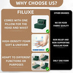 FILUXE Convertible Folding Sofa Bed-Sleeper Chair with Pillow, Modern Linen Fabric Floor & Futon Couch, Foldable Mattress for Living Room/Dorm/Guest Use/Home Office/Apartment, Single Size,Dark Green