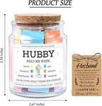 NewEleven Valentines Day Gifts For Husband - Husband Gifts, Christian Gift For Him, Husbands - Inspirational, Valentines Day Gift For Hubby From Wife, Her - Bible Verse Jar