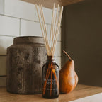 Sweet Water Decor Pumpkin Spice Reed Diffuser Set for Home - Pumpkin, Cloves, Cinnamon, Vanilla Scented Reed Diffusers for Fall - Air Freshener Lasts 4+ Months, Made in The USA