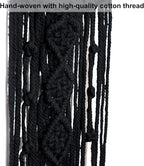 MOONFLY Black Moon Dream Catcher with Handmade Woven Cotton Dream Catchers Boho Macrame Wall Hanging Home Decoration Ornament Craft Gift (Black Moon)