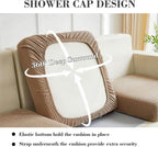 Sofa Covers Couch Covers for Sofa Pet Friendly Couch Cushion Covers Universal Sofa Covers Washable Stretch Slipcovers for Sectional Sofa (Texture Light Coffee,Back Cover L)