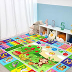ABC Carpet, Kids Carpet 5x7 FT, ABC Alphabet Mat, Fun Game Area Rug for Kids Bedroom, Kids Educational Rug for Room, Living Room, Nursery Room, Toddler Classroom Decor