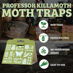 Triple-Strength Pantry Moth Traps 6 Pack – Safe Pheromone Moth Traps for House & Kitchen – Non-Toxic Pantry Pest Solution for Indian Meal Moths