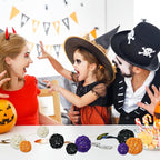 Halloween vase filler decor-36Pack&Halloween Thanksgiving Day Rattan Balls Decorative,&Vase Filler Wicker Ball for Halloween&decorative balls for bowls&bowl fillerTable Hanging Decor DIY Crafts