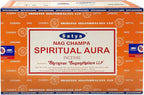 Spiritual Aura Incense Sticks and Incense Stick Holder Bundle Insence Insense Satya Incense
