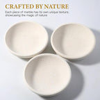 Koville Natural Marble Incense Holder, Incense Holder for Sticks with 9 Holes, Handmade Incense Burner Ash Catcher for Meditation Yoga SPA, Balsam Fir/Palo Santo/Sage/Cone (Lymra Limestone)