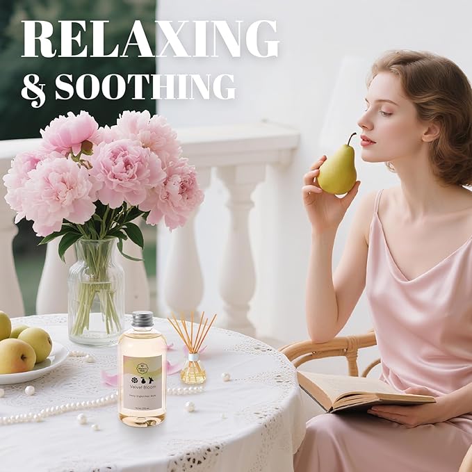 Luxury Hotel Fragrance Essential Oil 8.5oz & Floral Reed Diffuser Refill | Home & Car Aroma Air Freshener Scent | for Diffusers, Humidifier, Room Spray & Aromatherapy | Waterless Refills & Candle Oils