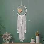 Wife Gifts for Christmas from Husband, for Her Decoration Dream Catcher with Heart Pendant, Birthday Anniversary Couples Gift for Her Girlfriend Women Wedding Boho Home Décor