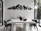 Vailla Mountain Wall Art Decor Wall Hanging Sculpture Modern Home Decoration Nature Wall Decor Large Wooden Art 3D Textured Sculptures for Living Room Bedroom Office Dinnig Room