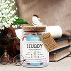 NewEleven Valentines Day Gifts For Husband - Husband Gifts, Christian Gift For Him, Husbands - Inspirational, Valentines Day Gift For Hubby From Wife, Her - Bible Verse Jar