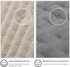 Kasentex Quilt Mini Set - Stone Washed - Super Soft Bedspread - Light Weight - - White Down Alternative Microfiber Fill - Machine Washable - Solid Colors, Full/Queen +2 Shams, Camel