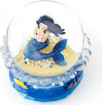 Mermaid Snow Globe Music Box with Light, Ocean Theme Birthday Gift for Girls Daughter Girlfriend Wife Women Anniversary Christmas Birthday Gift Musical Box Play You are My Sunshine