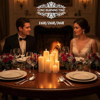 18 Pcs White Pillar Candles Bulk Set，2x3 2x4 2x6 Inch - 12 Each Size，Hurricane Candles，Dripless Unscented Smokeless，Gives You a Better Atmosphere When Organizing an Event Party.