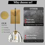 Crystal Brass Dome Wall Sconce - Luxury Brushed Lighting Fixture with K9 Crystals Cloche - Set of 2 Modern Gold Sconces - Dimmable Indoor Hanging Light for Bathroom Bedroom Living Room Stair Hallway