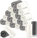 Newwiee 24 Pcs Fleece Throw Blankets Bulk 50'' x 60'' Oeko-tex Standard 100 Certified Spring Outdoor Wedding Guest Blankets Lightweight for Sleepover Donation Lap Pet Sofa Home (White/Gray)