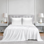 Down and Feathers Pillows Queen Size - Premium Soft Pillow Authentic Canadian White Goose Down 80% Feather 20% Down w/100% Cotton Cover for Comfort Luxury Experience - Fluffy & Easy Wash