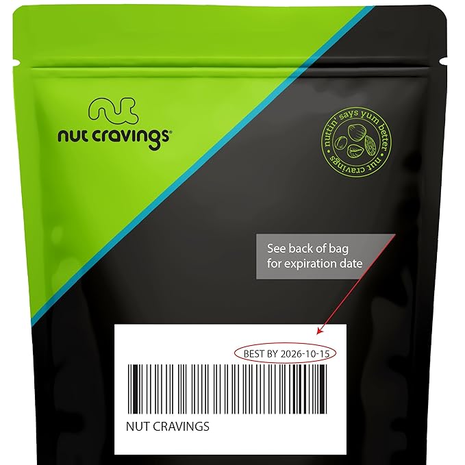 NUT CRAVINGS - Dried California Peaches, No Sugar Added, Unsweetened (80oz, 5 LB) Tu Bishvat Favorite - Sweet Healthy Snack, Vegan, Kosher, Resealable Bag