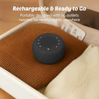 Buffbee Pro 2nd Gen – Upgraded Rechargeable Battery | 3-in-1 White Noise Machine for Sleep, Alarm Clock & Bluetooth Speaker, 25 Sleep Sounds, Portable for Travel & Bedroom