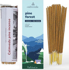 Pinon Pine Incense Sticks - (80+ Pine Scented Sticks for Christmas Tree) Charcoal Free Natural Incense Non Toxic | Aroma of Fresh Needles & Woody Bark, Perfect Christmas Inscents