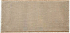 Waffle Bath Mat, Boho Bathroom Rugs Non Slip Washable Super Absorbent Quick Dry Bath Mat Farmhouse Bathroom Decor, 48"x24" Khaki and White