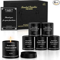 6 Pack Scented Candles for Men, Masculine Scented Candles Gift Set, Luxury Aromatherapy Soy Wax Candles with Essential Oils, Strong Scented Long Lasting Natural Soy Candles, Gifts for Men