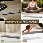 Koville Marble Incense Holder, Incense Holder for Sticks, Incense Sticks Holder Ash Catcher for Meditation Yoga SPA, Natural Stone Incense Burner, Home Table Decor (Palissandro Blue)
