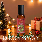 Linen and Room Spray, Fir & Cedar, Gingerbread, Christmas Apple, Long-Lasting Air Freshener for Home, Bedding, Concentrated Room Fragrance Spray, Odor Eliminator, 3 x 4.06 fl oz