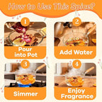 Intention Simmer Pot Blends, Reiki-Infused Simmer Pot for Stove Potpourri Mix, for Intentional Home Ambience, Cozy Home Ritual Spaces & Mindful Living (1, Love)