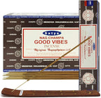 Good Vibes Incense Sticks and Incense Stick Holder Bundle Insence