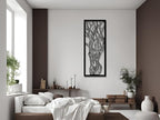 Vailla Wood Wall Art Decor Wall Hanging Sculpture Modern Home Decoration Hangings Large Wooden Wall Arr 3D Textured Sculptures for Living Room Bedroom Office Dinnig Room