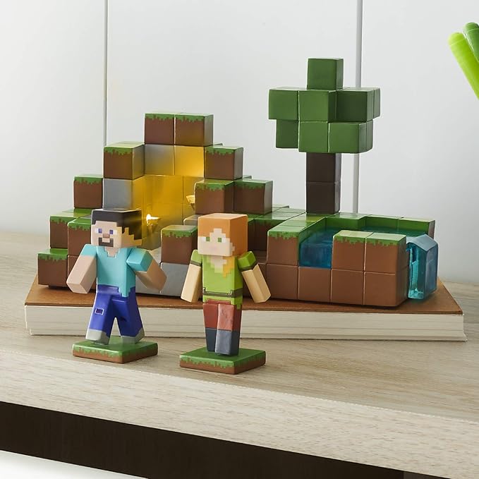 Department 56 Minecraft Village Diamond Lit Building, 4.75 Inch, Multicolor
