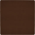 House, Home and More Skid-Resistant Carpet Indoor Area Rug Floor Mat - Chocolate Brown - 8 Ft X 8 Ft - Non Slip Rubber Backing, Stain Resistant, Dog Friendly, Living Room Bedroom Kitchen Entryway